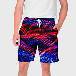 Шорты на шнурке мужские Neon vanguard pattern 2022, цвет: 3D-принт