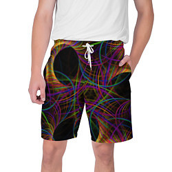 Шорты на шнурке мужские Deep black space and wormholes, цвет: 3D-принт