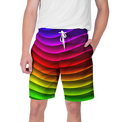 Мужские шорты Color line neon pattern Abstraction Summer 2023