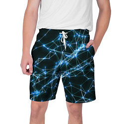 Шорты на шнурке мужские Нейронная сеть - фон, цвет: 3D-принт