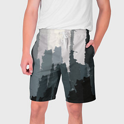 Шорты на шнурке мужские Мрачный город, цвет: 3D-принт