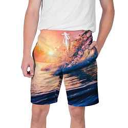 Шорты на шнурке мужские Ocean element, цвет: 3D-принт