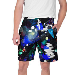 Шорты на шнурке мужские Avant-garde futuristic composition, цвет: 3D-принт