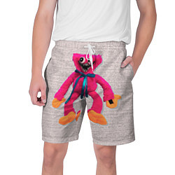 Шорты на шнурке мужские Киси Миси объёмная игрушка - Kissy Missy, цвет: 3D-принт