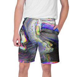 Шорты на шнурке мужские Ликвид, цвет: 3D-принт