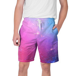Шорты на шнурке мужские Звёздное геометрическое небо, цвет: 3D-принт
