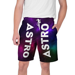 Шорты на шнурке мужские Astro star, цвет: 3D-принт