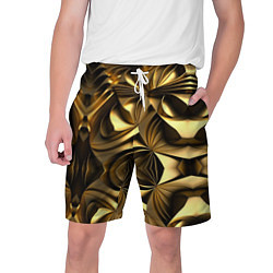 Шорты на шнурке мужские Золотой калейдоскоп, цвет: 3D-принт