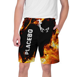 Мужские шорты Placebo и пылающий огонь
