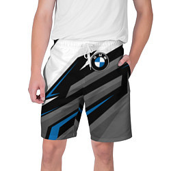 Шорты на шнурке мужские БМВ - спортивная униформа, цвет: 3D-принт