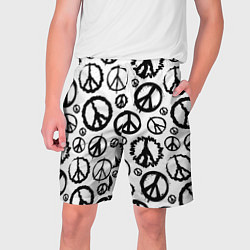 Мужские шорты Many peace logo