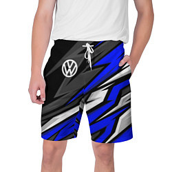 Мужские шорты Volkswagen - Синяя абстракция