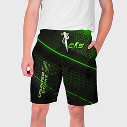 Мужские шорты CS2 green neon