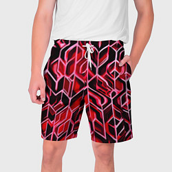 Мужские шорты Красный узор