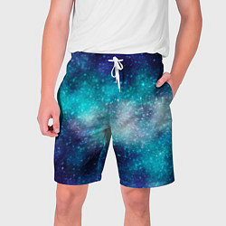 Шорты на шнурке мужские Космические туманности, цвет: 3D-принт