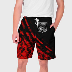 Шорты на шнурке мужские Lyon sport grunge, цвет: 3D-принт