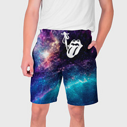 Шорты на шнурке мужские Rolling Stones space rock, цвет: 3D-принт