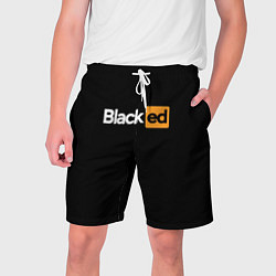Шорты на шнурке мужские Blacked, цвет: 3D-принт