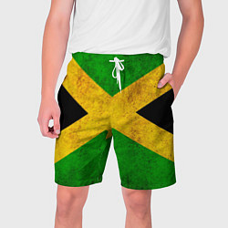 Шорты на шнурке мужские Jamaica flag, цвет: 3D-принт
