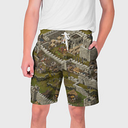 Шорты на шнурке мужские Stronghold Crusader Definitive Edition, цвет: 3D-принт