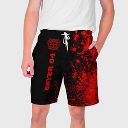 Шорты на шнурке мужские Bayer 04 - red gradient по-вертикали, цвет: 3D-принт