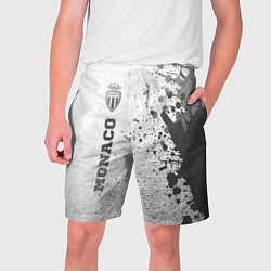 Шорты на шнурке мужские Monaco - white gradient по-вертикали, цвет: 3D-принт