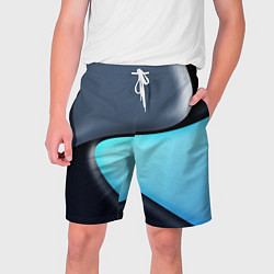 Шорты на шнурке мужские Разноцветный, цвет: 3D-принт