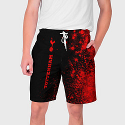Мужские шорты Tottenham - red gradient по-вертикали