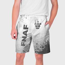 Шорты на шнурке мужские FNAF - white gradient вертикально, цвет: 3D-принт