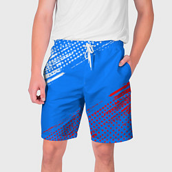 Шорты на шнурке мужские Патриот - флаг, цвет: 3D-принт