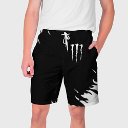 Мужские шорты Monster energy fire white
