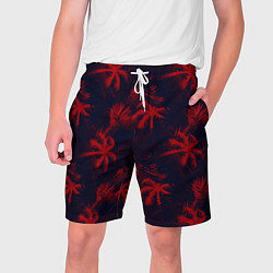 Мужские шорты Palm black red