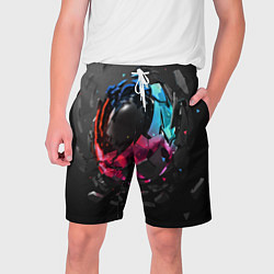 Шорты на шнурке мужские Abstract graphics, цвет: 3D-принт