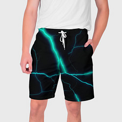 Шорты на шнурке мужские Dark blue, цвет: 3D-принт