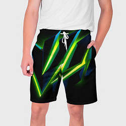 Мужские шорты Geometric neon