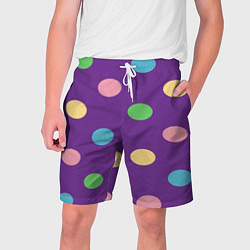 Шорты на шнурке мужские Radius color, цвет: 3D-принт