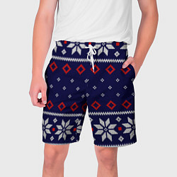 Мужские шорты Вязаный новогодний узор