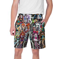 Шорты на шнурке мужские Monster High: Company, цвет: 3D-принт