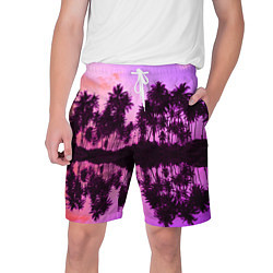 Шорты на шнурке мужские Hawaii dream, цвет: 3D-принт