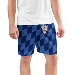 Шорты спортивные мужские Сборная Хорватии, цвет: 3D-принт — фото 2