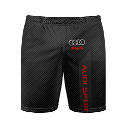 Шорты спортивные мужские Audi: Sport Line цвета 3D-принт — фото 1