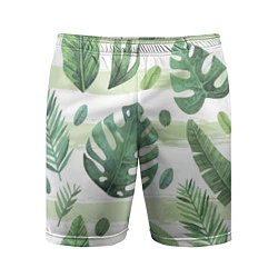 Мужские спортивные шорты Тропические джунгли