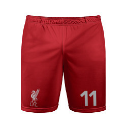 Шорты спортивные мужские FC Liverpool: Salah Home 18/19, цвет: 3D-принт