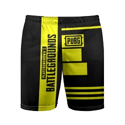 Мужские спортивные шорты PUBG: Yellow Lifestyle
