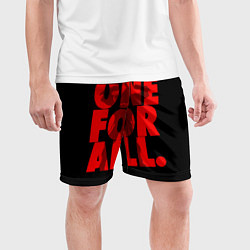 Шорты спортивные мужские Моя геройская академия, цвет: 3D-принт — фото 2