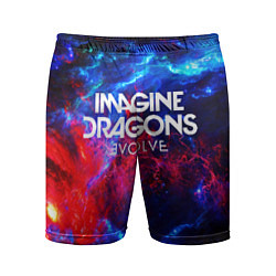 Шорты спортивные мужские IMAGINE DRAGONS, цвет: 3D-принт