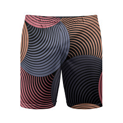 Шорты спортивные мужские Абстрактный узор, цвет: 3D-принт