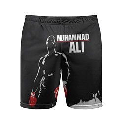 Шорты спортивные мужские Muhammad Ali, цвет: 3D-принт
