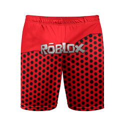Шорты спортивные мужские Roblox Red, цвет: 3D-принт