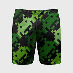 Шорты спортивные мужские Space Invaders, цвет: 3D-принт